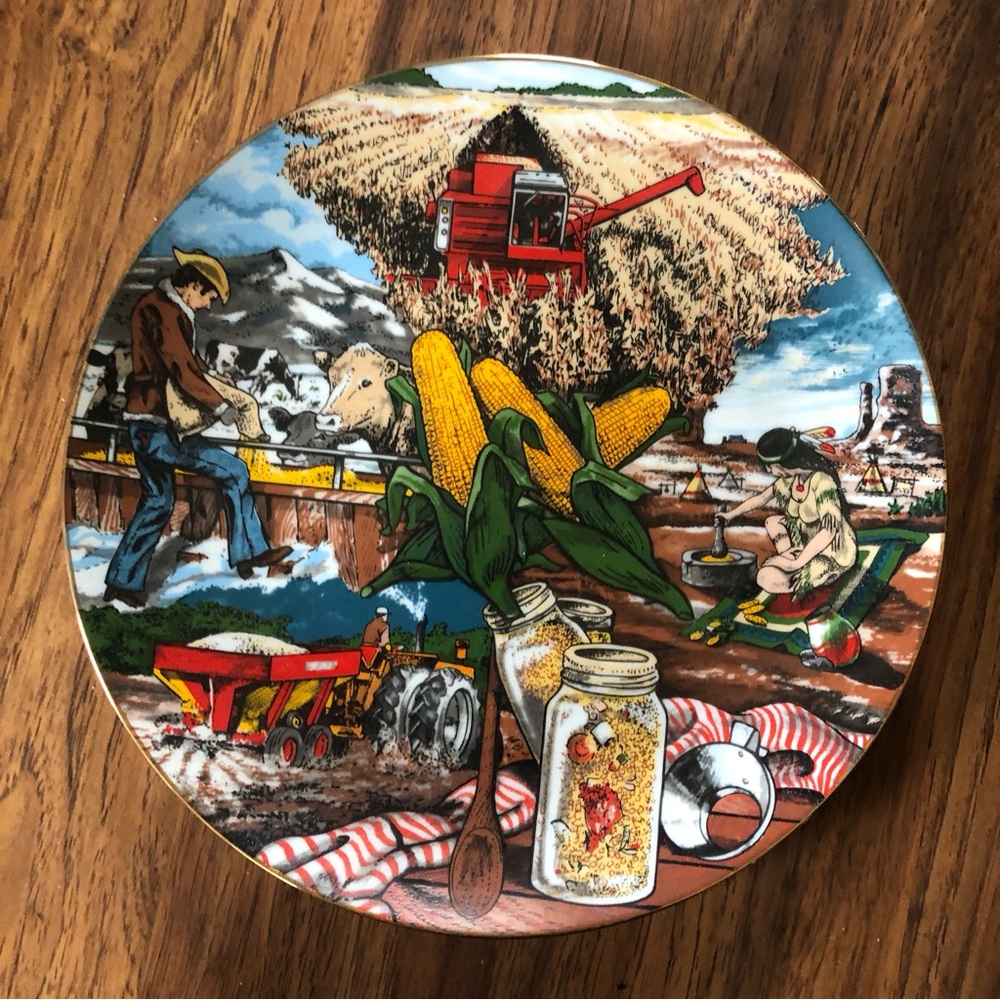 1977 Vintage 10 inch Western Agriculture Collectors Plate